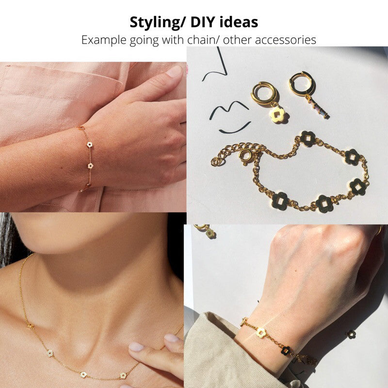Small Flower pendant in gold stainless steel 1 pc/ pendant diy for jewellery necklace bracelet earrings handicraft