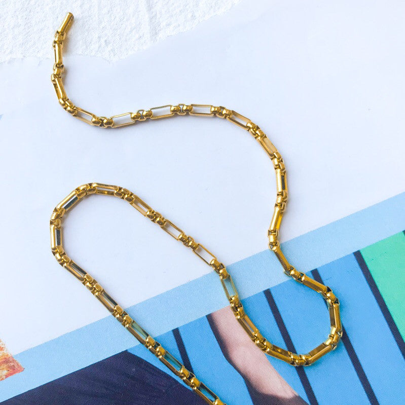 DIY chain: Stainless Steel Rice Beads/Rope/ Mariner Chain 1meter