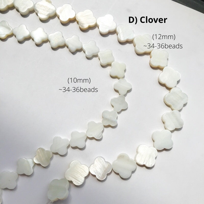 White shell beads 1 strand/ DIY jewellery heart shaped star moon flower accessories for necklace Jewelry bracelet