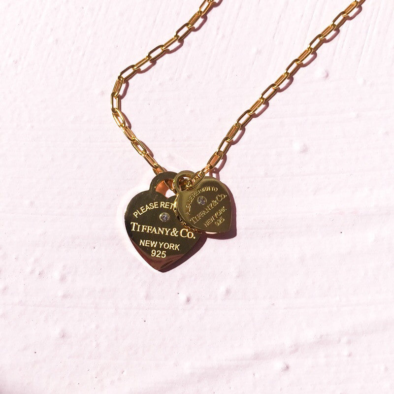 Love locket pendant stainless steel with zirconia stone/ gold love locket lock pendant with diamond