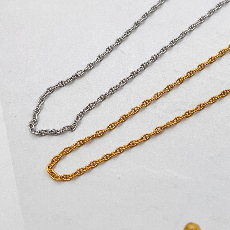 [DIY Chain] Mariner stainless steel curb chain 1 meter for diy jewellery
