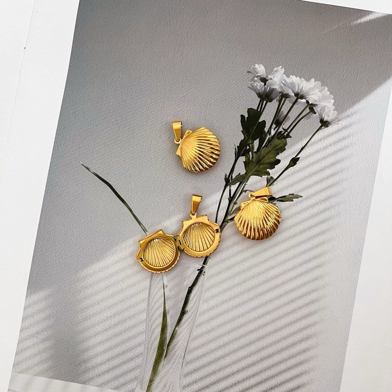 Stainless steel sea beach pendant/ gold starfish shell mermaid tail seahorse pendant for jewellery diy necklace bracelet