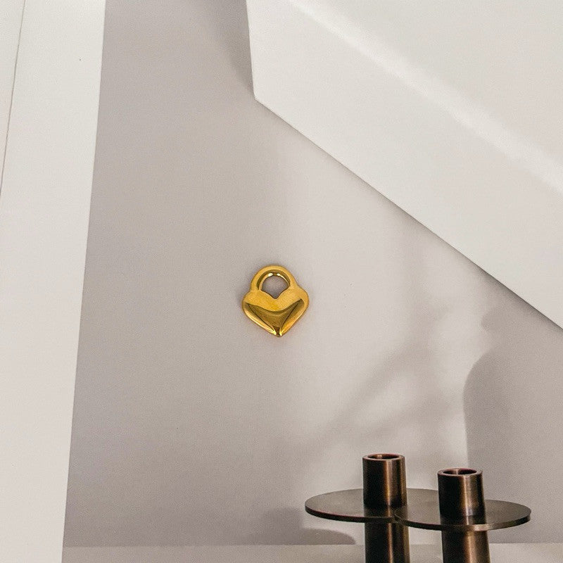 Lock and key pendant - Stainless steel