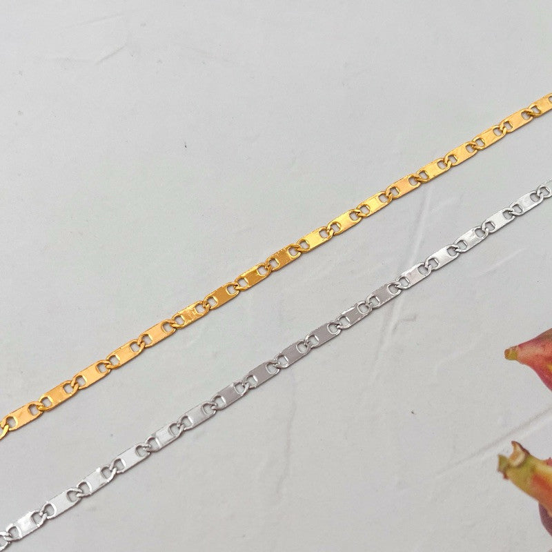 [DIY Chain] Mariner stainless steel curb chain 1 meter for diy jewellery