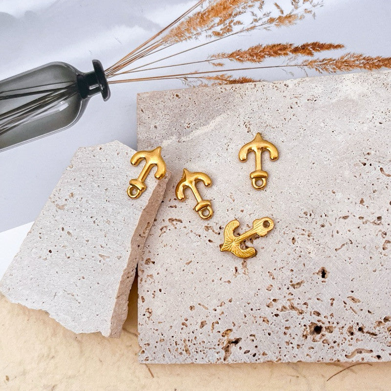 Stainless steel sea beach pendant/ gold starfish shell mermaid tail seahorse pendant for jewellery diy necklace bracelet