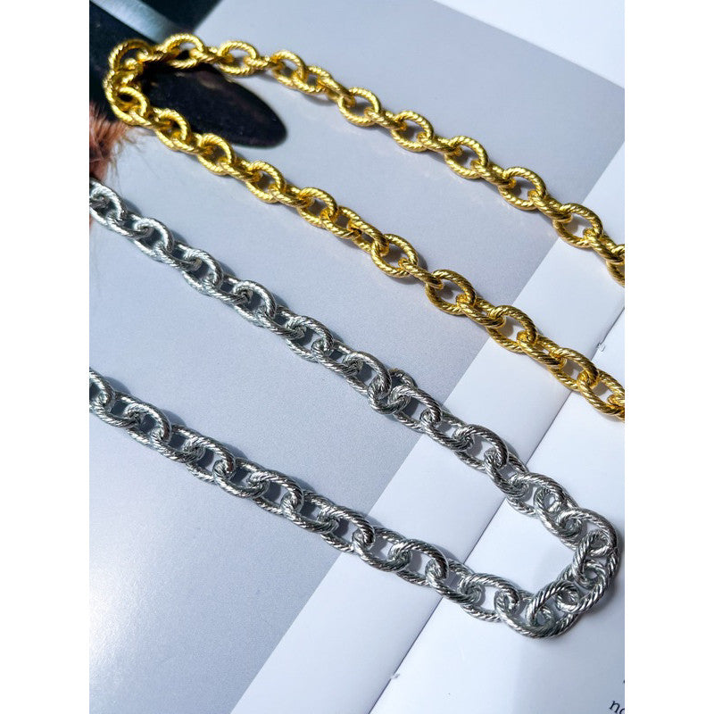 [ DIY Chain] Thick Oval chain Stainless steel 50cm