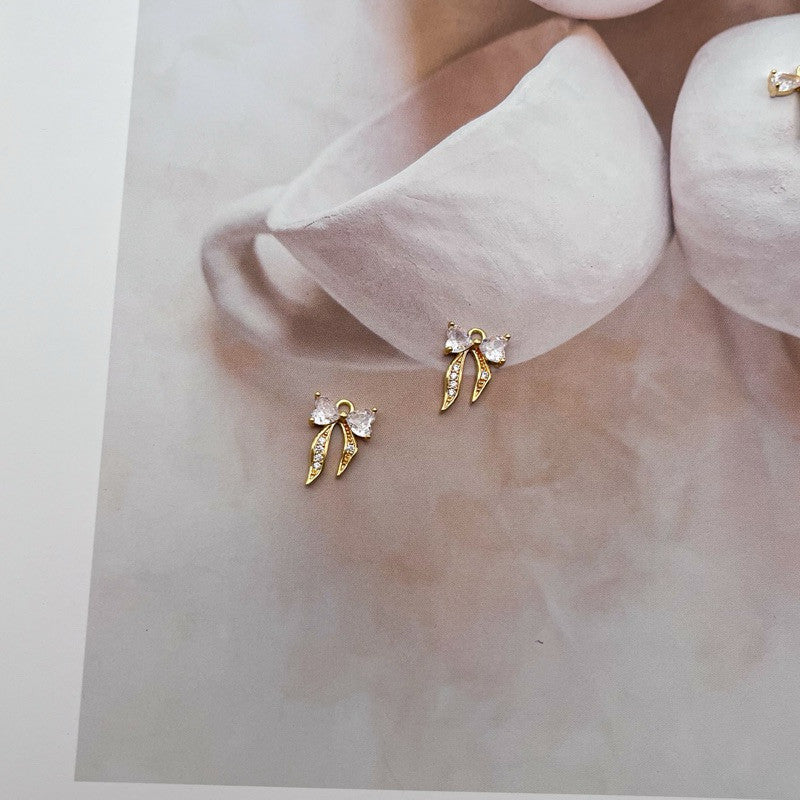 14k gold colour ribbon pendant/ diy jewellery accessories for necklace bracelets