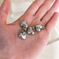 Stainless steel puff love pendant and key pendant 1 pc