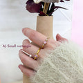 [Pink theme] Stainless steel pink love ring 1 pc/ Water friendly jewellery accessories ladies ring cincin love ring