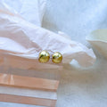 Stainless steel gold earrings love deign/ uneven design/ tennis diamond earrings 1 pair