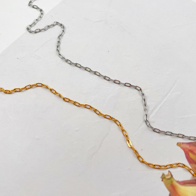 [DIY Chain] Mariner stainless steel curb chain 1 meter for diy jewellery