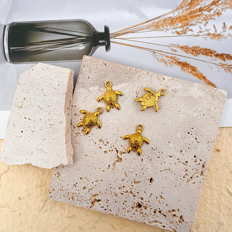 Stainless steel sea beach pendant/ gold starfish shell mermaid tail seahorse pendant for jewellery diy necklace bracelet