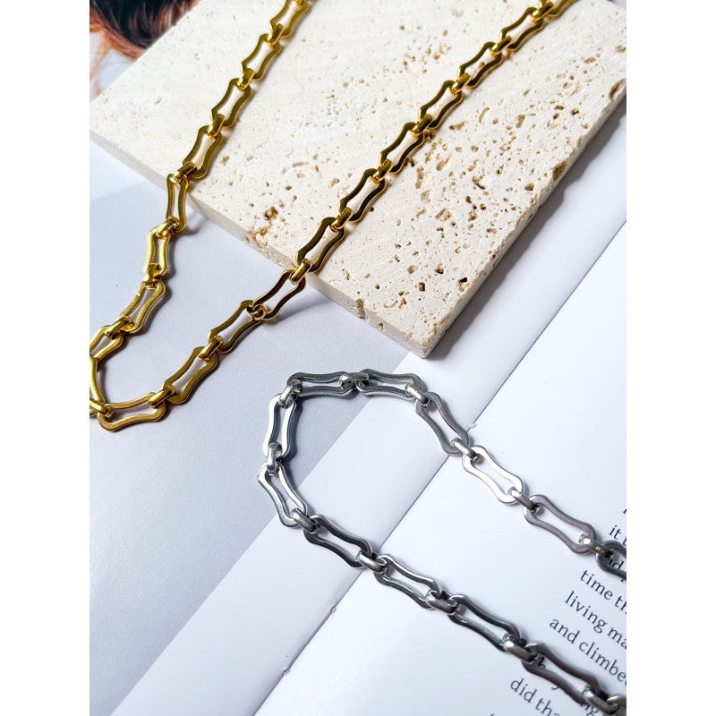 [ DIY Chain] Thick Oval chain Stainless steel 50cm