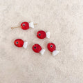 Glass fish beads for jewellery diy / colourful fish pendant sea pendant for necklace bracelet accessories