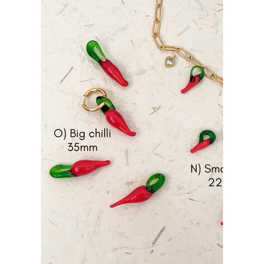 Fruit pendant glass beads pendant 1 pc for diy jewellery necklace