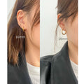 Huggies Earring 2.5mm thickness 1pc/ Stainless Steel with PVD coating/ 18k gold/ tarnish resistant