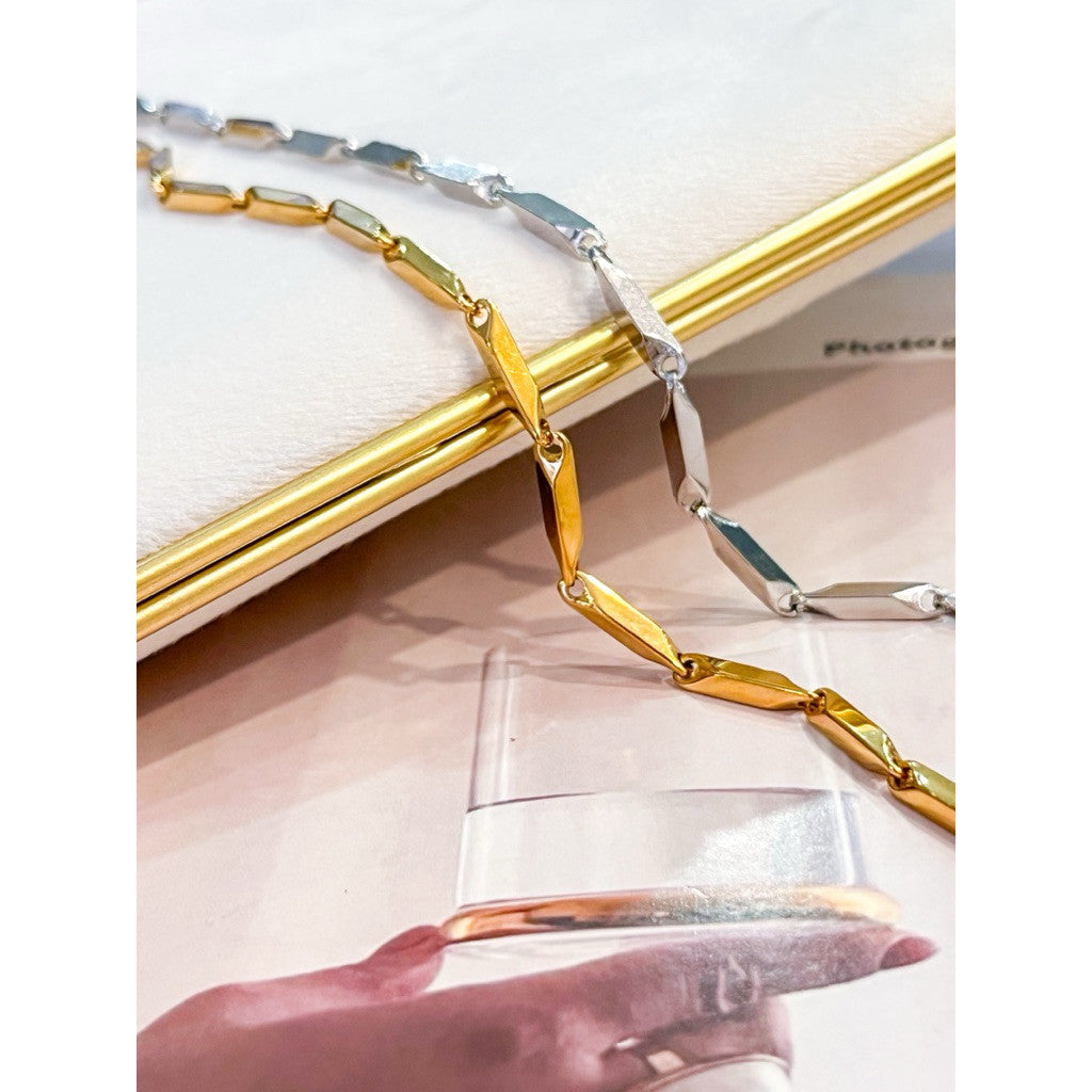 Thick Bar Link DIY chain 1 meter - Stainless Steel