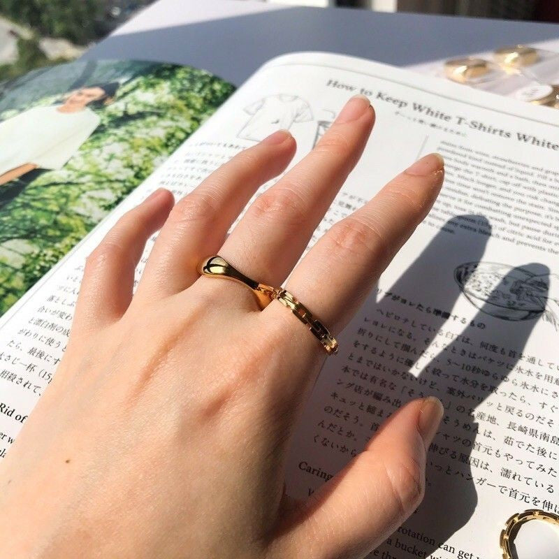 Ring Series 1pcs - Stainless steel (PVD Coating)