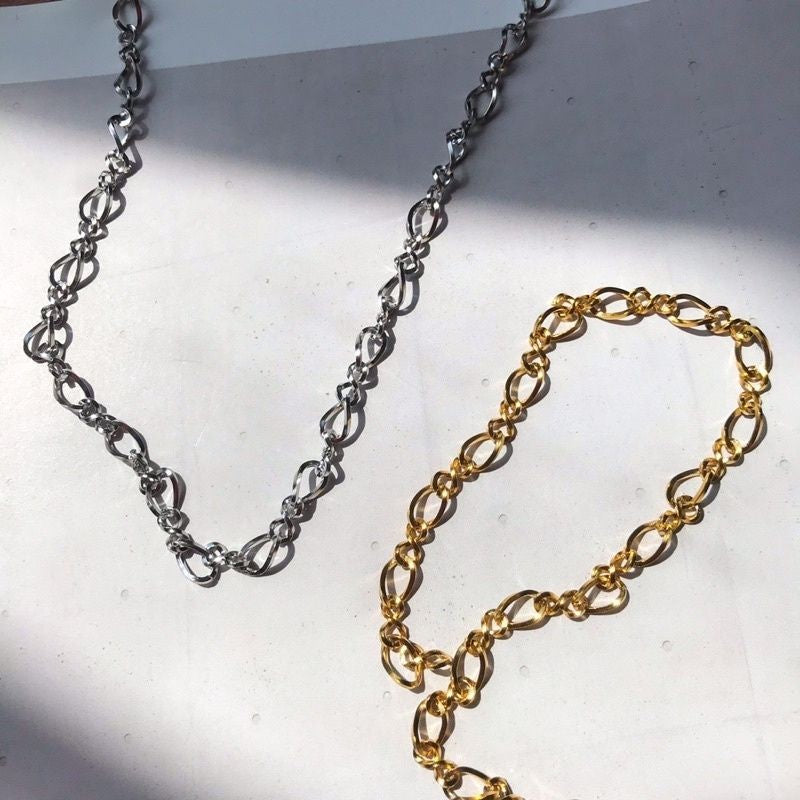 DIY Chain: Stainless steel Braided Oval/Oval link/ Twisted Figaro Chain