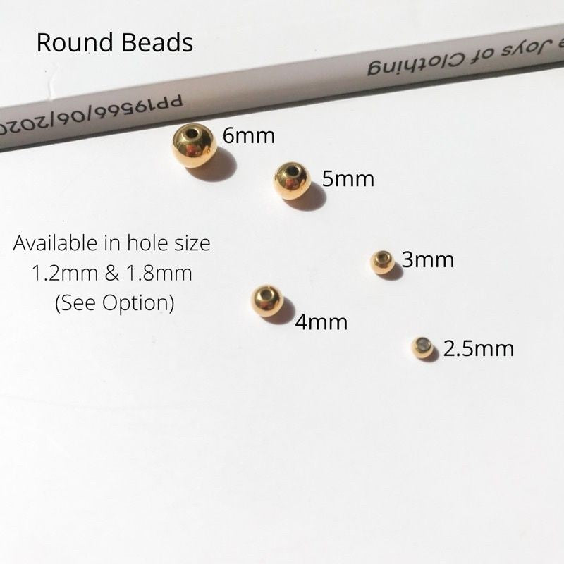 Beads in PVD coating - Stainless Steel bead spacer