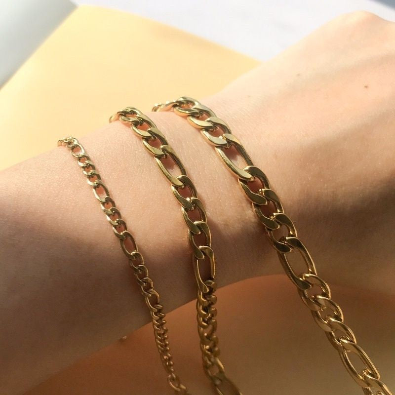 DIY Chain: Stainless steel Thick Figaro chain