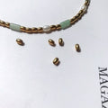 Rice beads 10pcs spacer bead - Stainless steel
