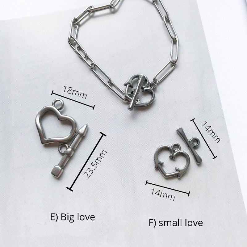 OT Toggle ending 1 pc - Stainless Steel (PVD Coating)