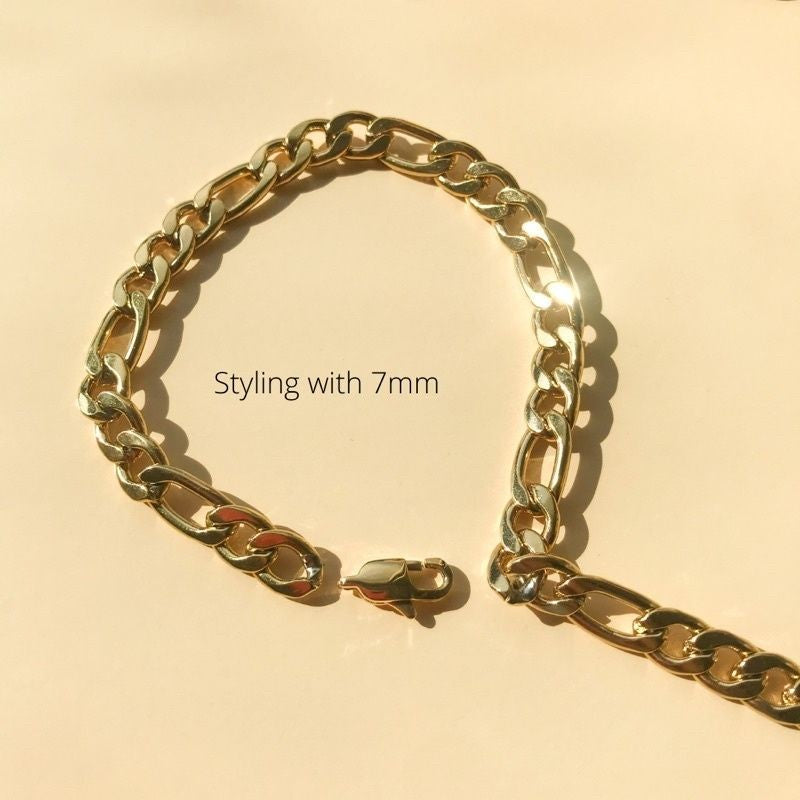 DIY Chain: Stainless steel Thick Figaro chain