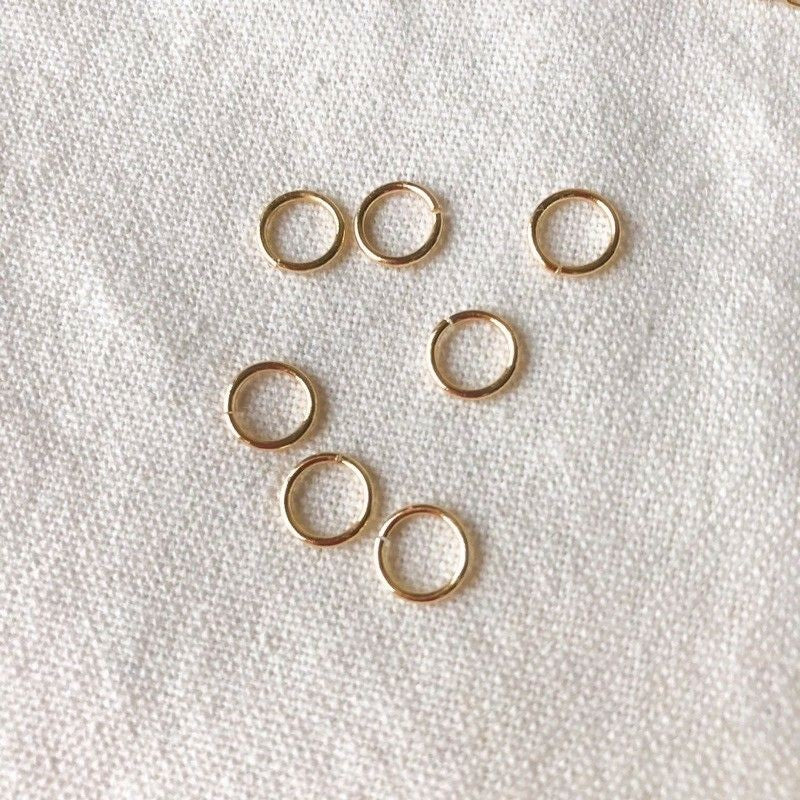 Big size 7mm/8mm Jumpring 18K gold in PVD & Stainless Steel