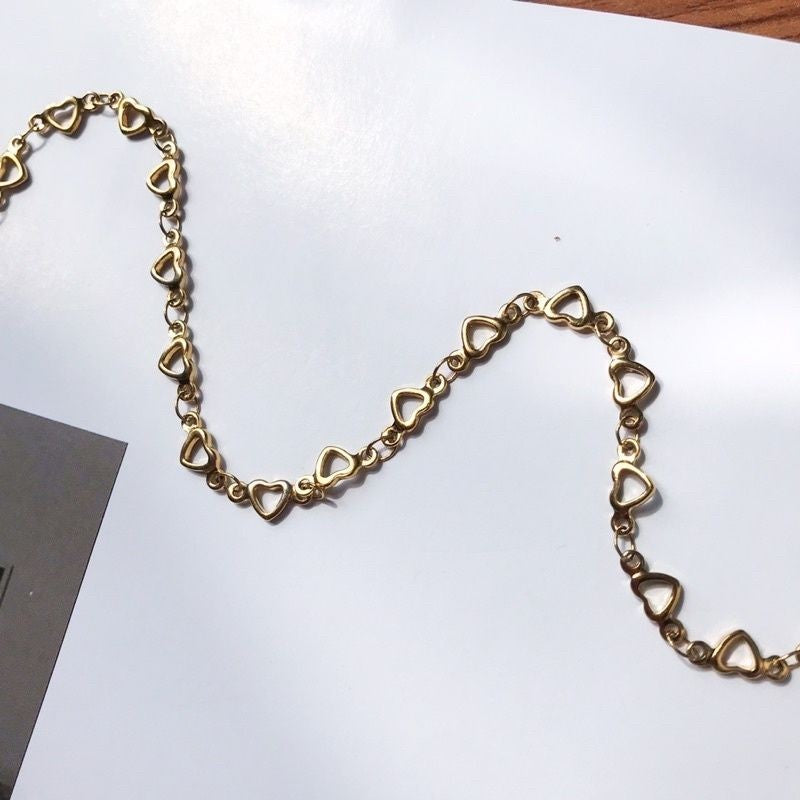 DIY Chain: Stainless steel Heart Shaped Chain
