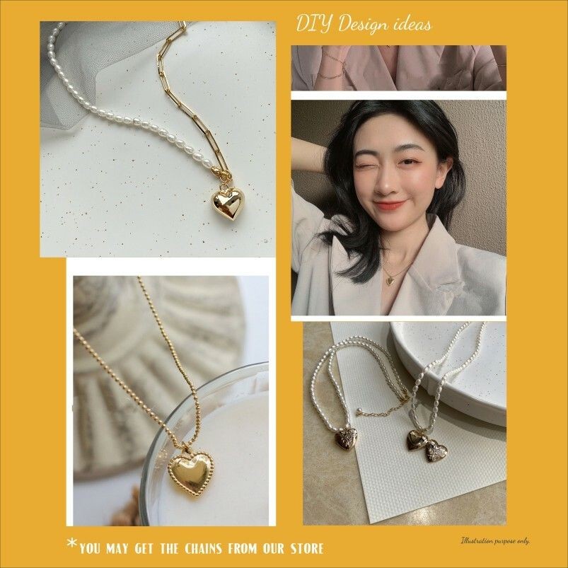 Love Locket Pendant 1Pc - 18K Gold Plated