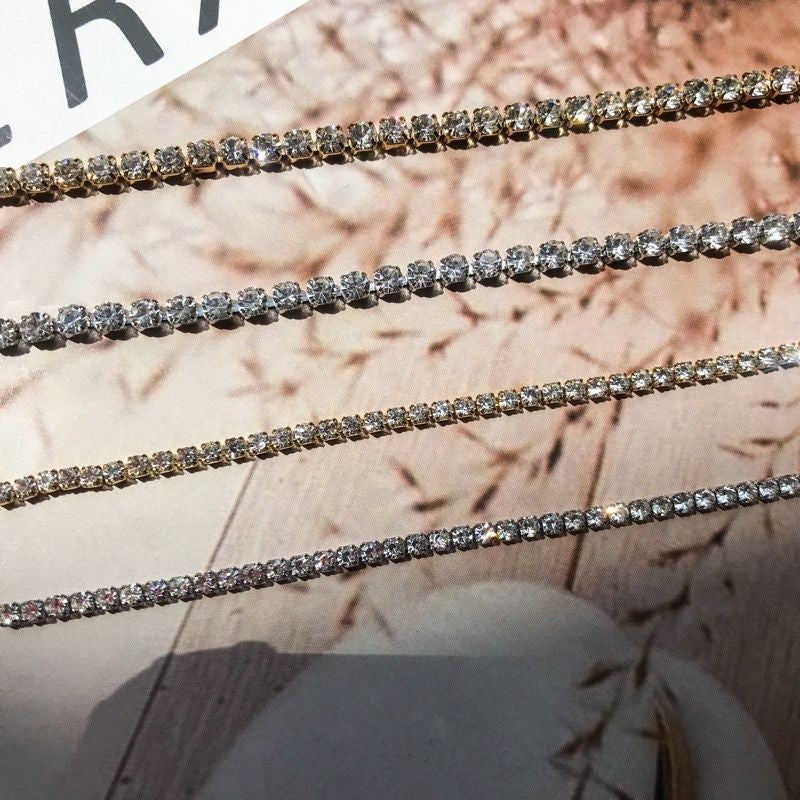 DIY Chain: Stainless steel Diamond Chain Tennis Chain