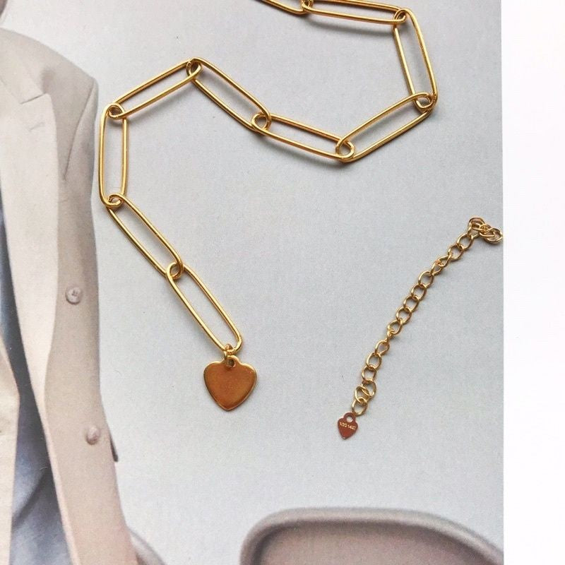 Love Pendant for Ending 1 Pc - Stainless steel/ Gold Filled/ 925 silver
