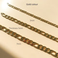 DIY Chain: Stainless steel Thick Figaro chain