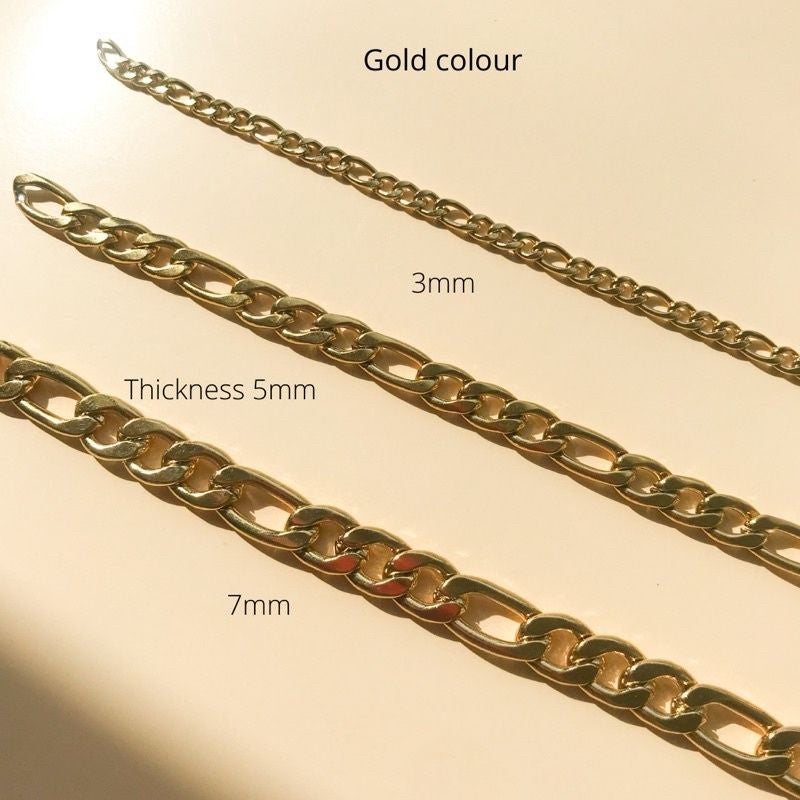 DIY Chain: Stainless steel Thick Figaro chain