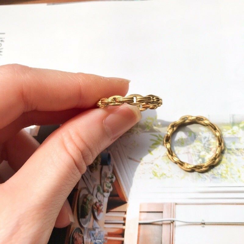 Minimalist Ring 1pcs - Stainless steel (PVD Coating)