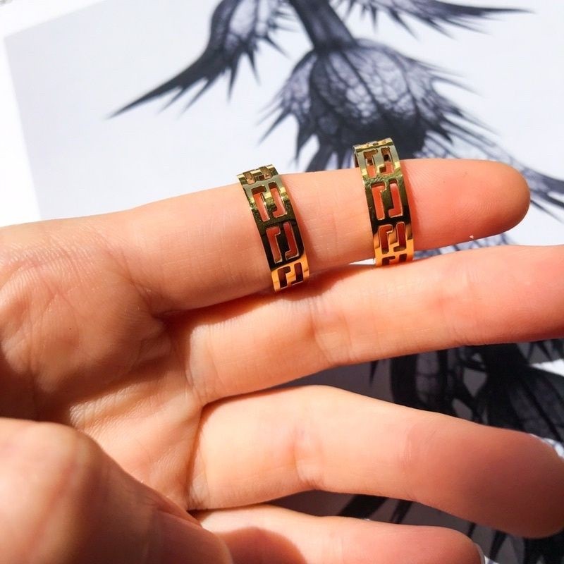 Ribbon Design Minimalist ring 1pcs - Stainless steel
