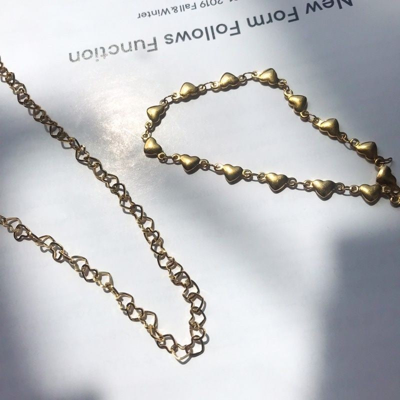 DIY Chain: Stainless steel Heart Shaped Chain