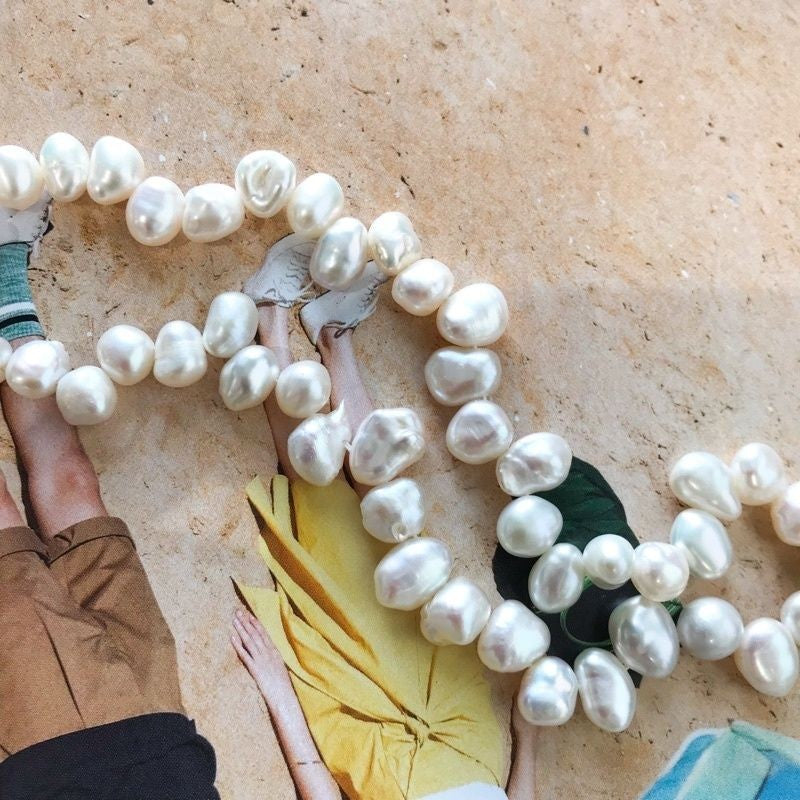 [1 strand] Pearls for diy/ Petals pearl toothpick pearls