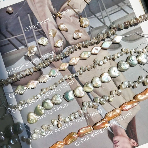 (by piece) Freshwater Pearl 1Pcs & 10pcs