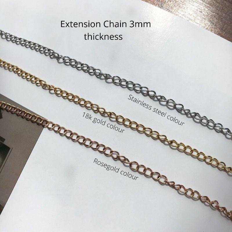 DIY Chain: Stainless steel Extension Chain 1 meter