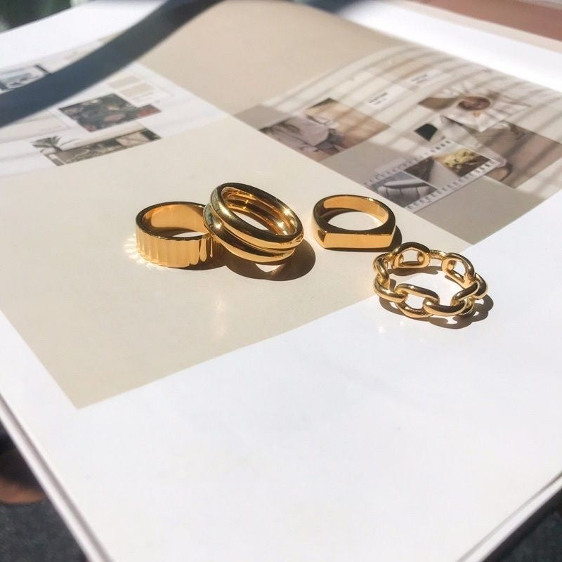 Thick Ring 1pcs - Stainless steel