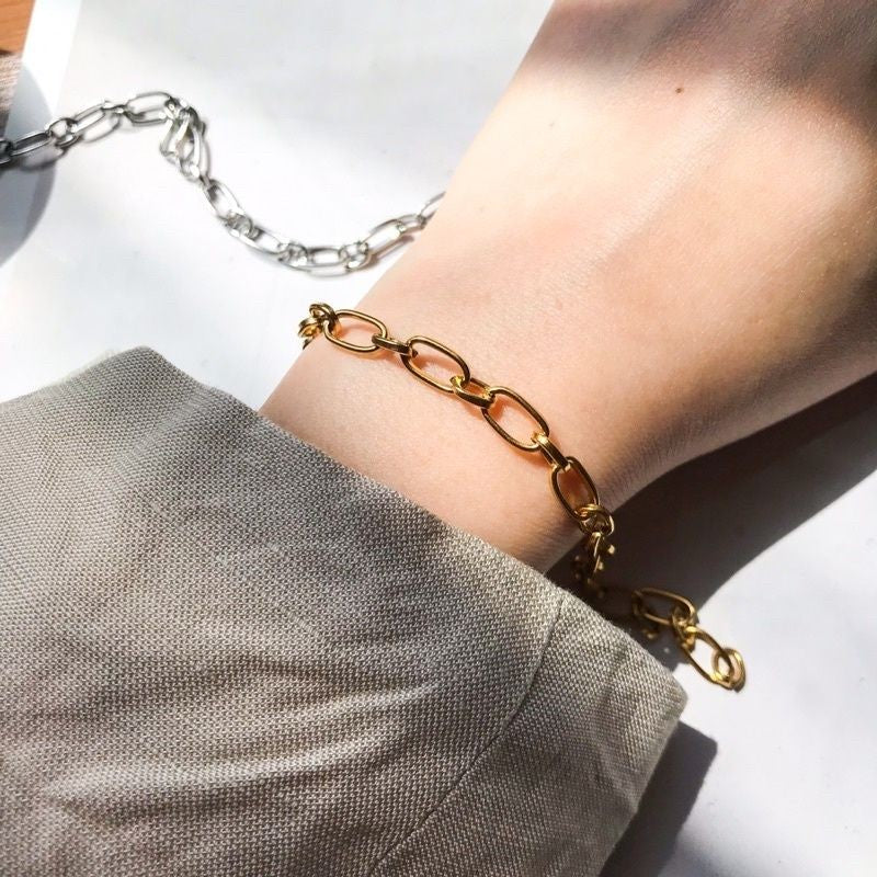 DIY Chain: Stainless steel Braided Oval/Oval link/ Twisted Figaro Chain