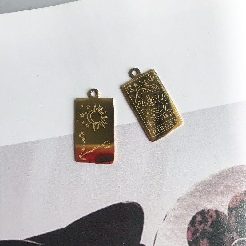 Horoscope personalised pendant 1 pc - Stainless steel