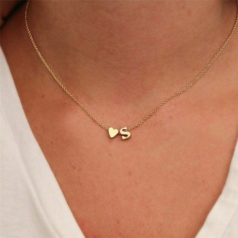 Q-Z Letter Charms Initial Pendant 1Pc - Stainless Steel