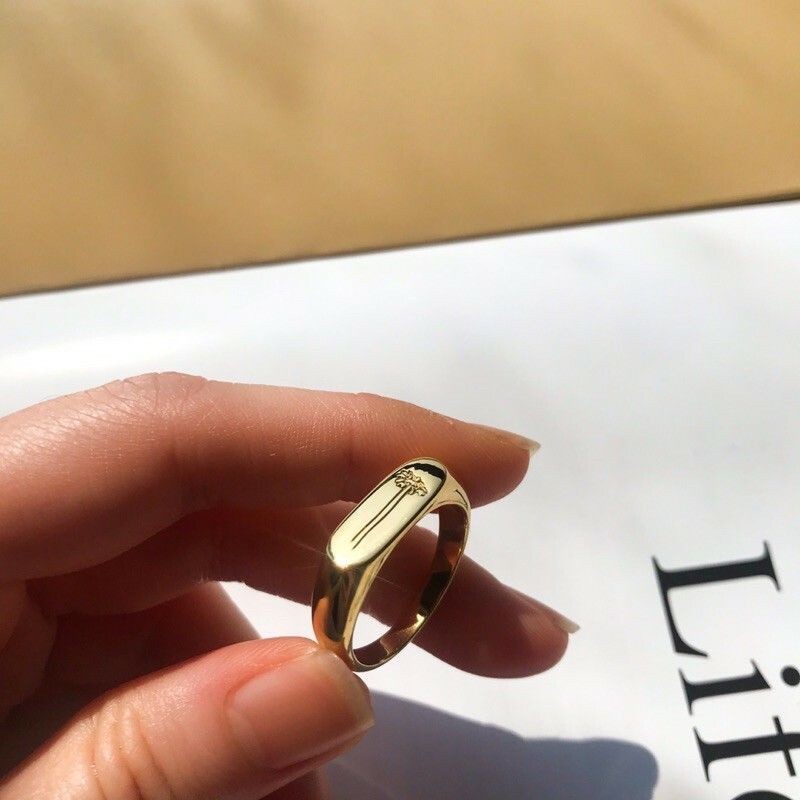 Signet Ring 1pcs - Stainless steel