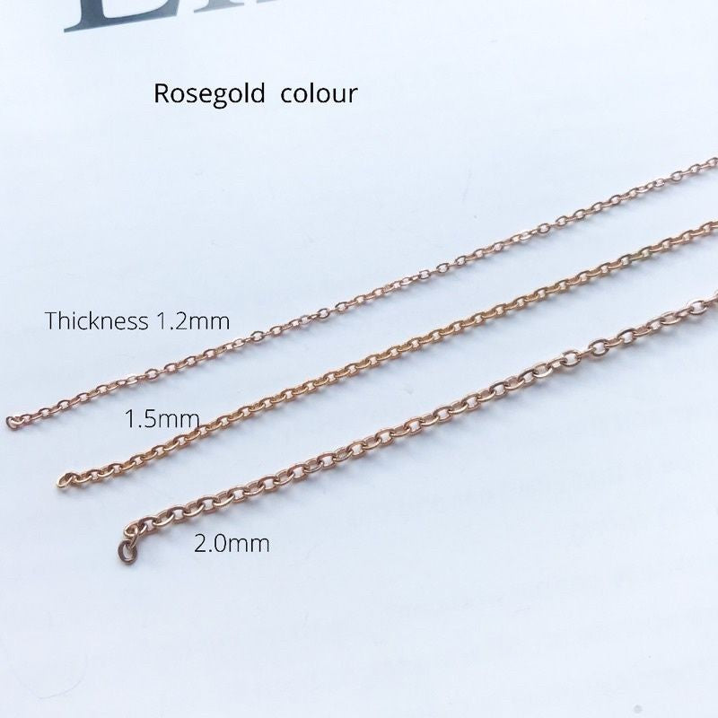 DIY Chain: Stainless steel classic cable chain