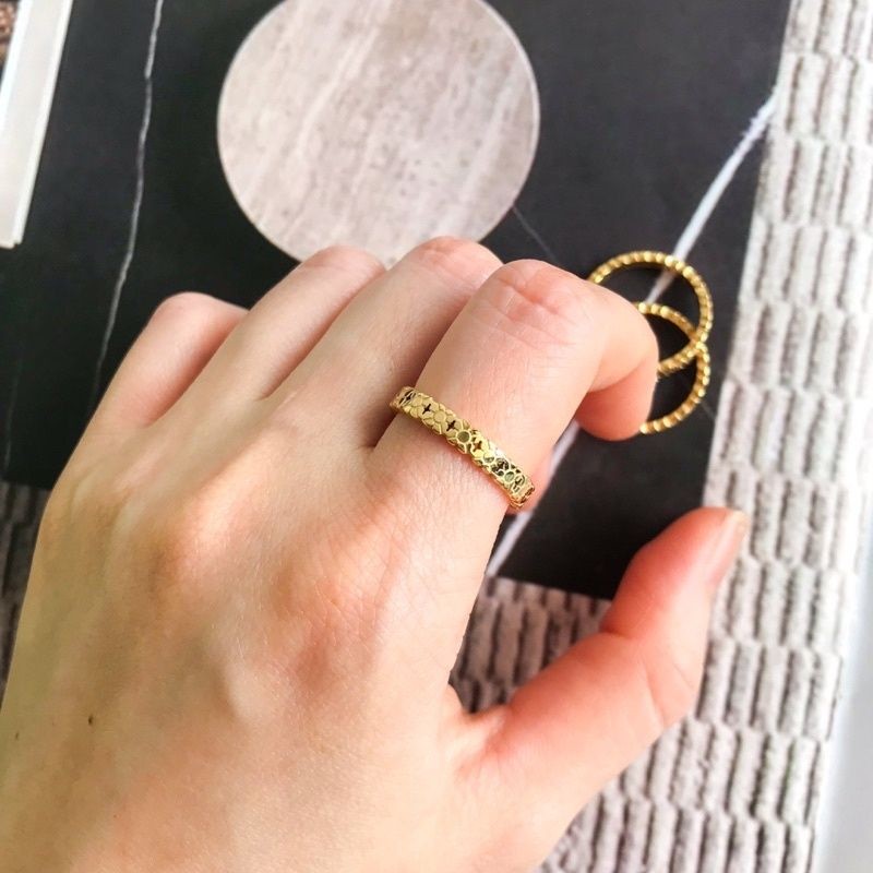 Love Ring Star 1pcs - Stainless steel