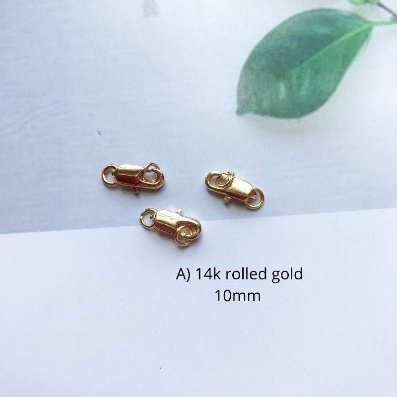 Ending for bracelet and necklace/ Gold filled 1pc/ 14k rolled gold
