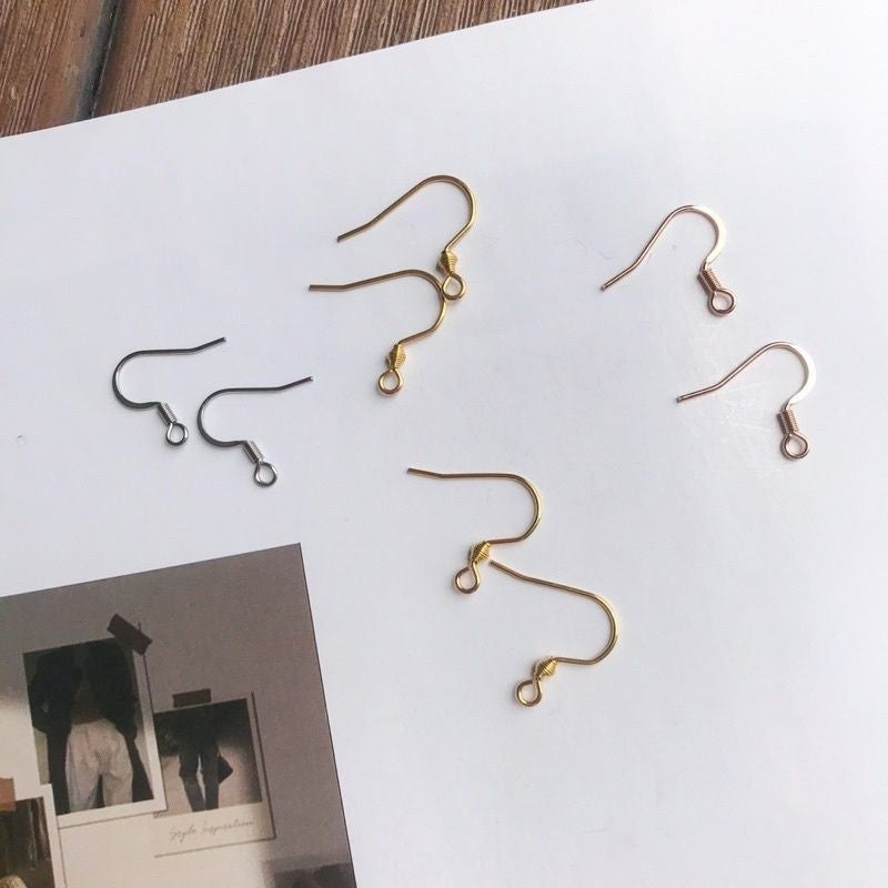Earring Hook 1 pair - Stainless Steel